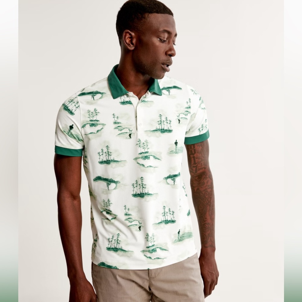 Abercrombie Men’s Performance Polo